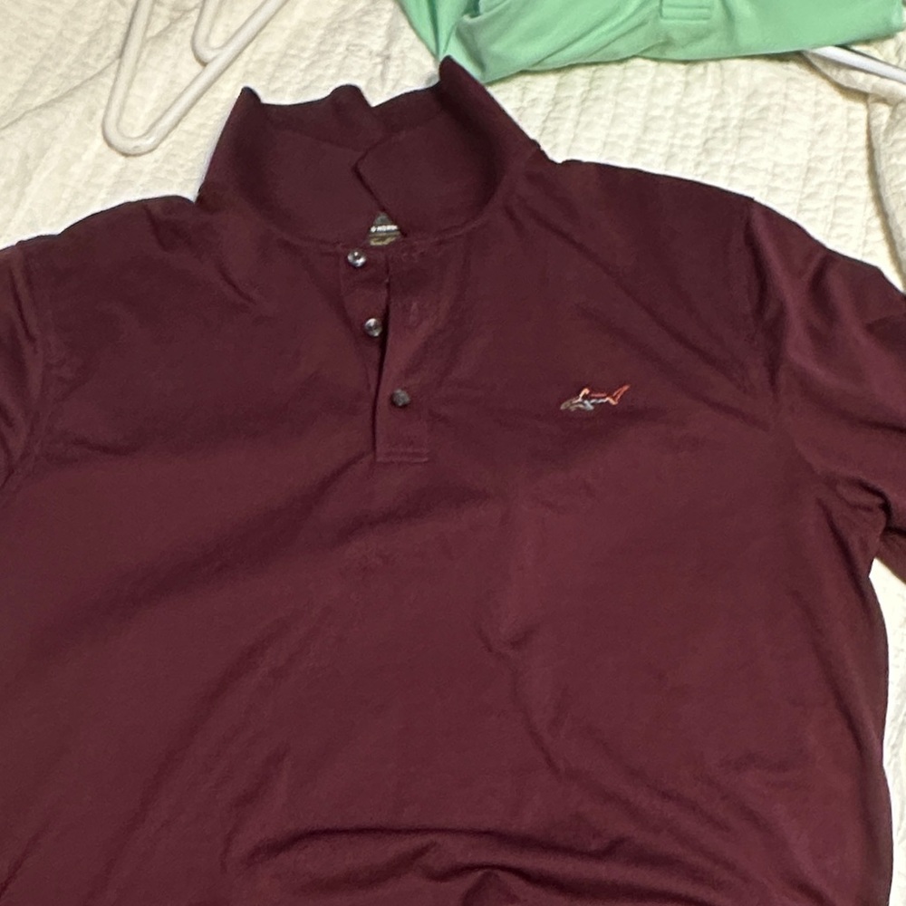 Greg Norman Collection Maroon Polo Shirt